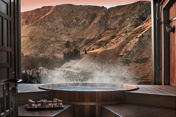 The Onsen Hotpools in Queenstown.