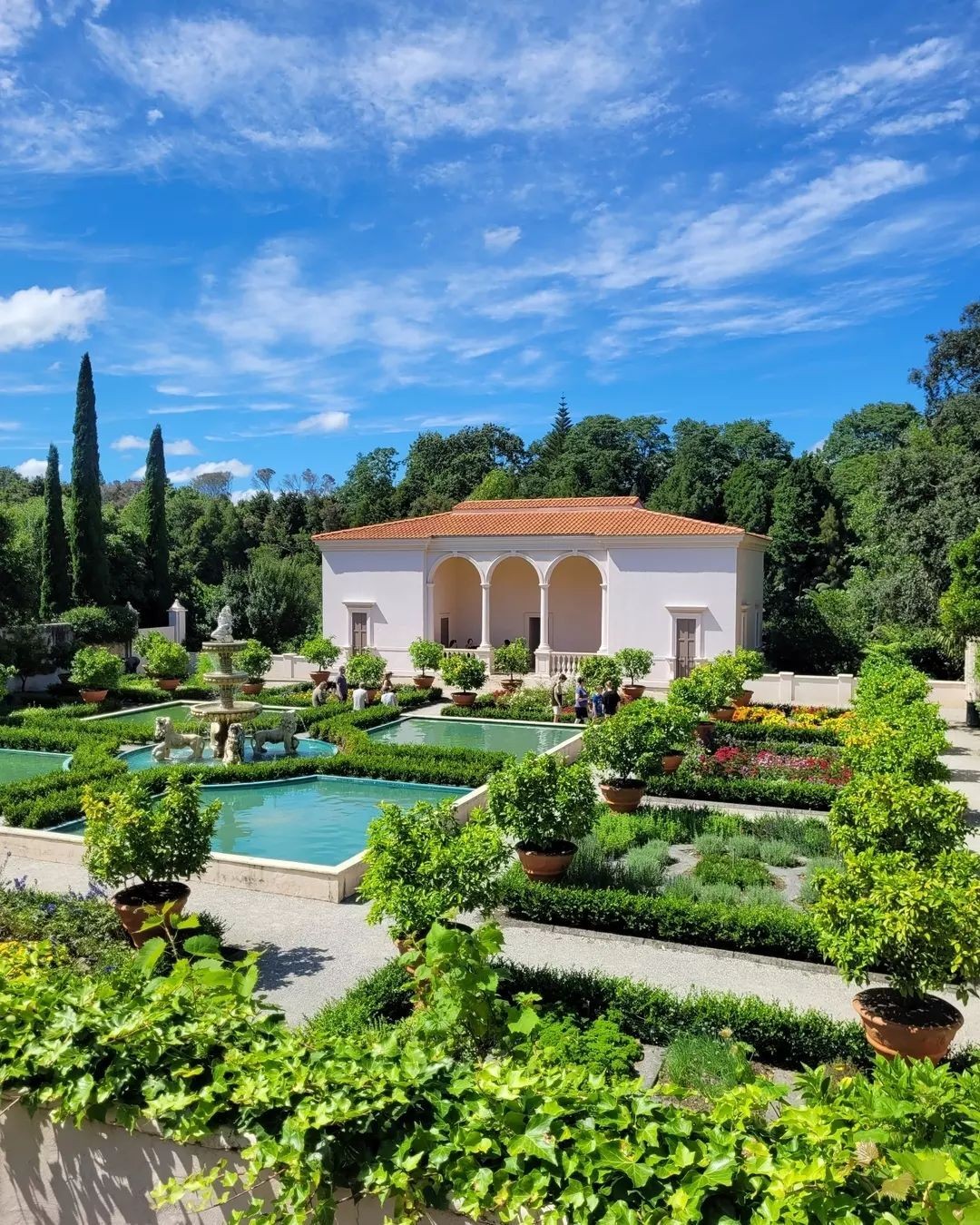 A stunning Italian garden at the Hamilton Gardens.