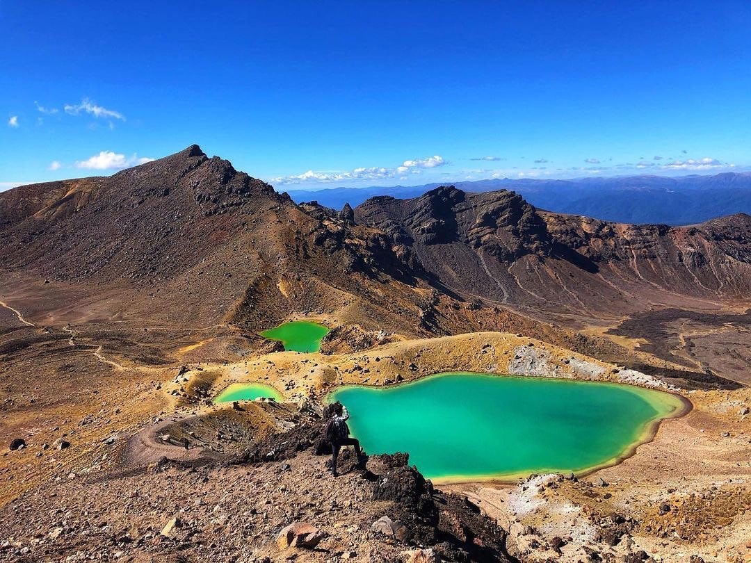 A lake located on the Tongariro Crossing in New Zealand.
