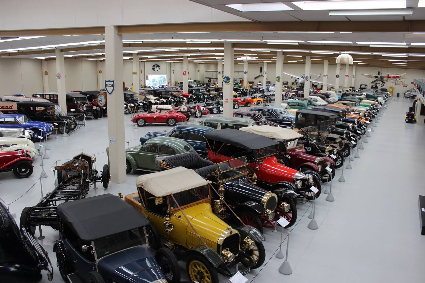 Hundreds of vintage and rare cars on display in the Southward Car Museum.