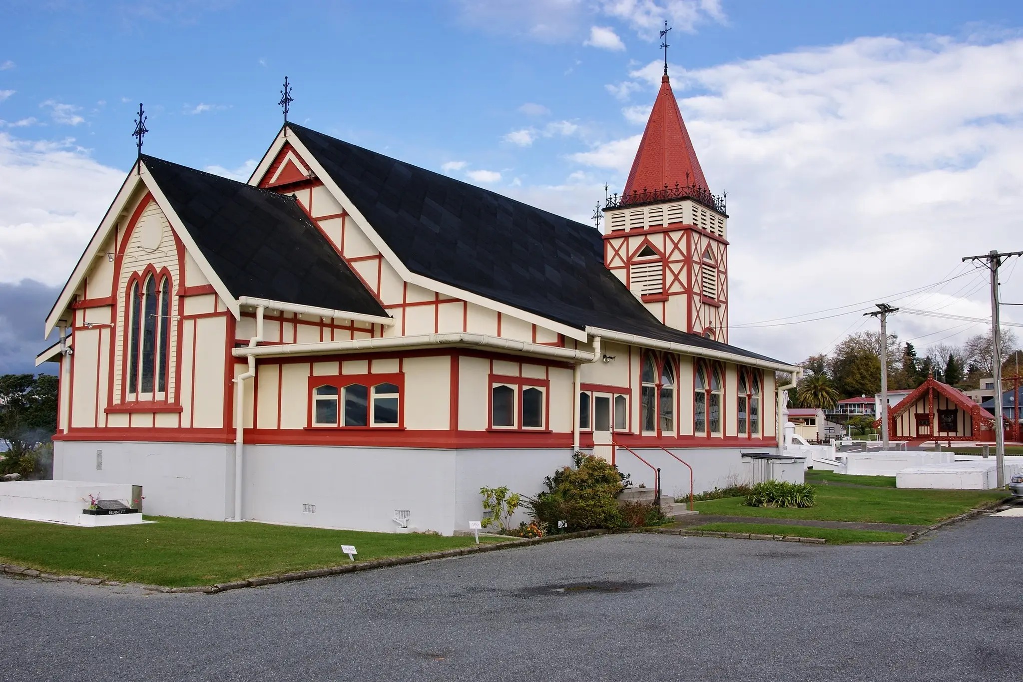 St Faith's Anglican Church in Ohinemutu Village, Rotorua.